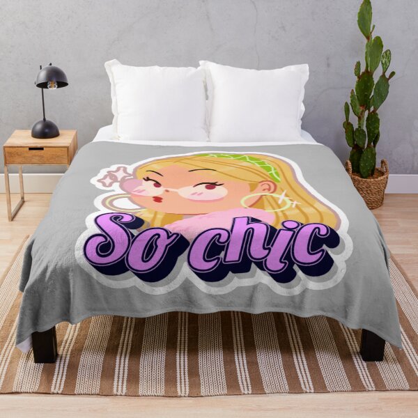 Item preview, So Chic Radiant Blonde With Green Headband and Hoops designed and sold by SplashTastic.