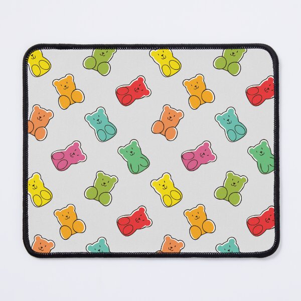 Item preview, Gummy Bear Pattern – Playful and Colorful Candy-Inspired Design designed and sold by Teemaniac.