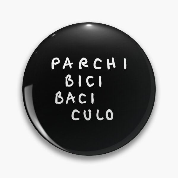 Item preview, Parchi. Bici. Baci. Culo. white handlettering #1 designed and sold by Francesca Patanè.