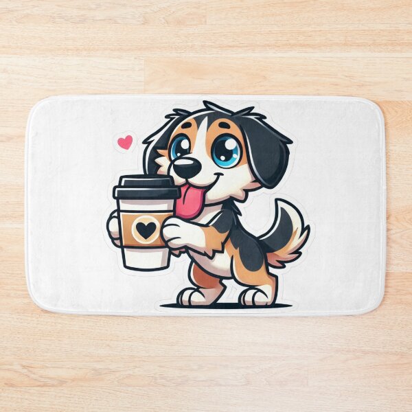 Item preview, ☕ Drever & Coffee – Cute Dog Lover Design designed and sold by DoodleWoofs.