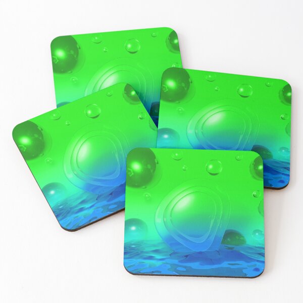 Item preview, Fantasía naturaleza verde eco frutiger aero, brillo web 2.0, psicodélico y2k colorido verano playa vibraciones abstracto designed and sold by CYBER-ROR.