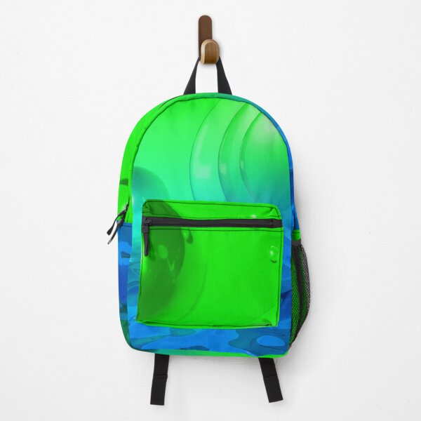 Item preview, fantasy nature green eco frutiger aero, web 2.0 gloss, y2k psycedelic colorful summer beach vibes abstract designed and sold by CYBER-ROR.
