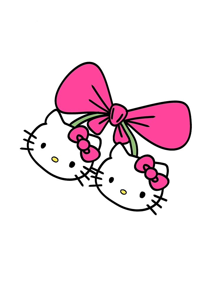 Hello kitty cherries  Poster