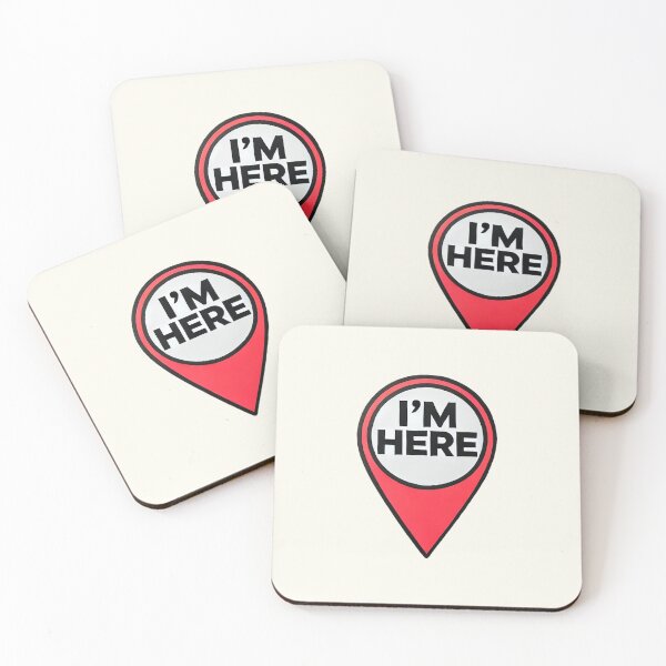 Item preview, I'm Here Location Pin designed and sold by IskandarDesigns.