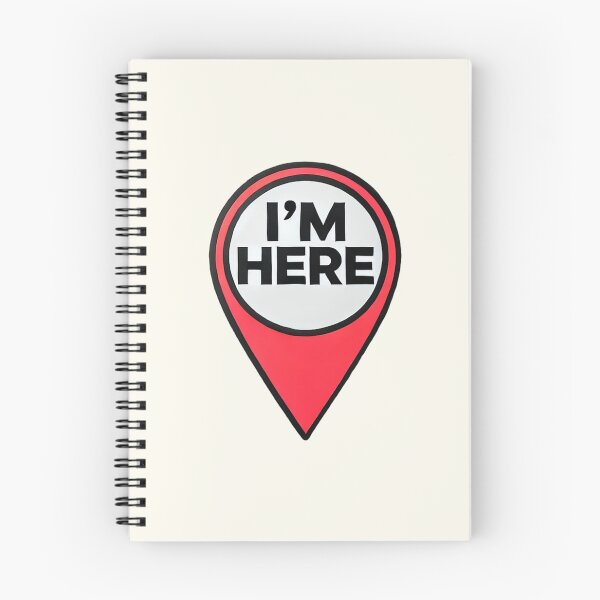 Item preview, I'm Here Location Pin designed and sold by IskandarDesigns.