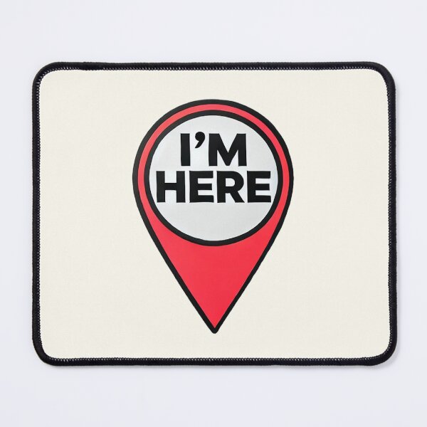 Item preview, I'm Here Location Pin designed and sold by IskandarDesigns.