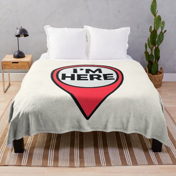 Item preview, I'm Here Location Pin designed and sold by IskandarDesigns.