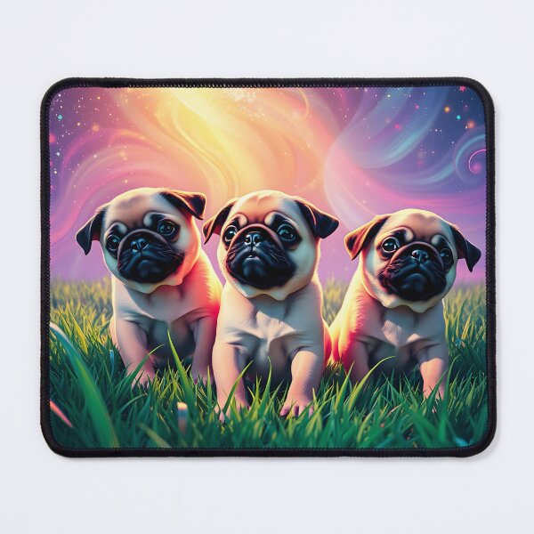 Item preview, Dreamy Pugs designed and sold by MedusaFrost Creations.