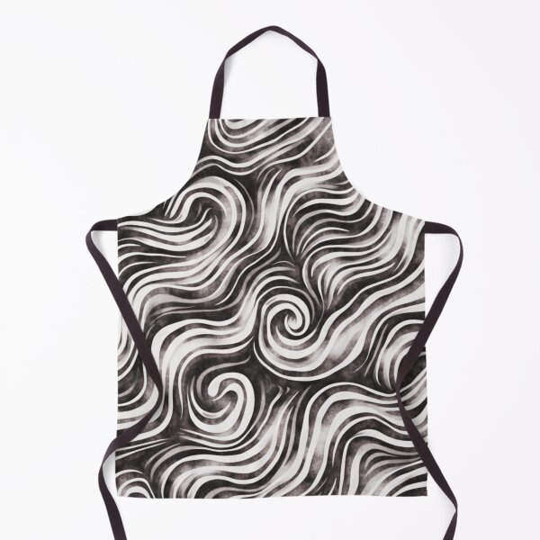 Item preview, Abstract Black and White Swirl Pattern designed and sold by AlienTechs.