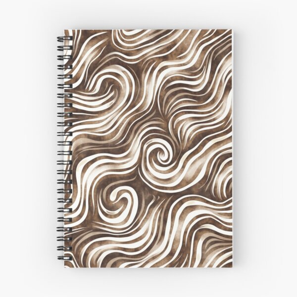 Item preview, Mocha Mousse Swirl Abstract Pattern designed and sold by AlienTechs.