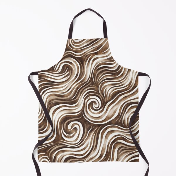 Item preview, Mocha Mousse Swirl Abstract Pattern designed and sold by AlienTechs.