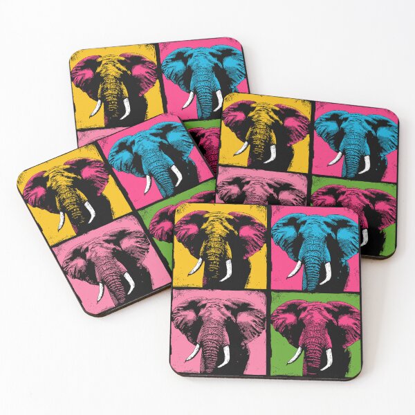 Item preview, Elephant Pop Art designed and sold by ghan19.