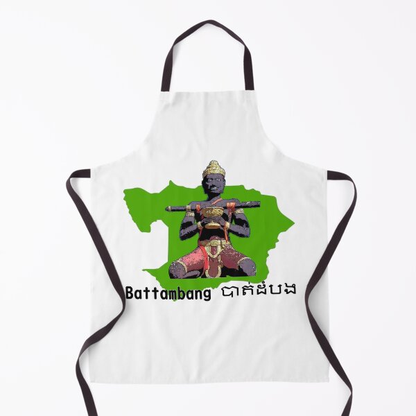 Item preview, Battambang Province Outline Design with Ta Dumbong Kro Aung Statue designed and sold by Patro Travels.