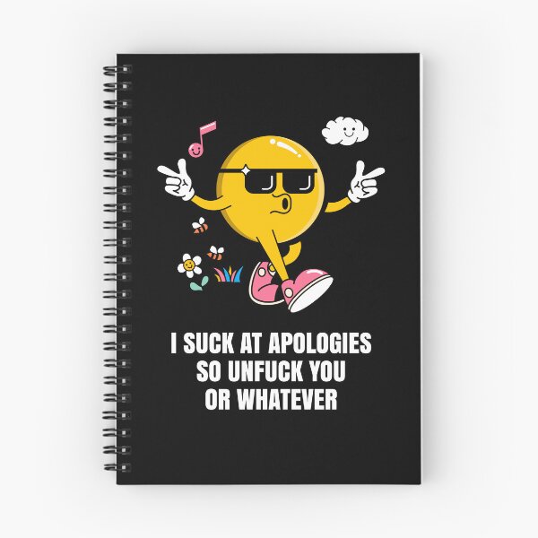 Item preview, I suck at apologies funny unapologetic emoji designed and sold by messy-nessie.