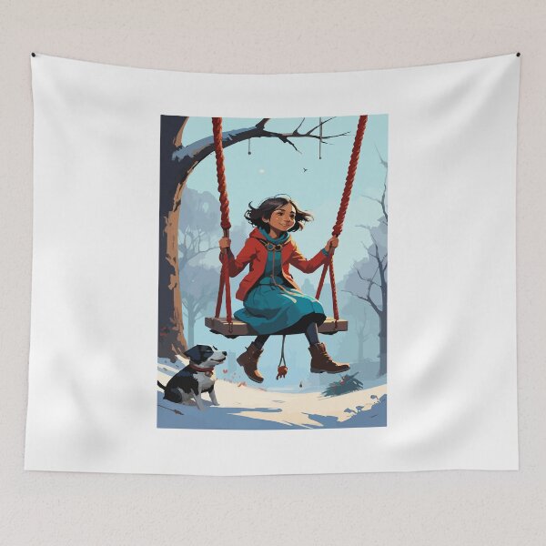Item preview, A wooden swing that connects and creates happiness. designed and sold by Whose-sweat.