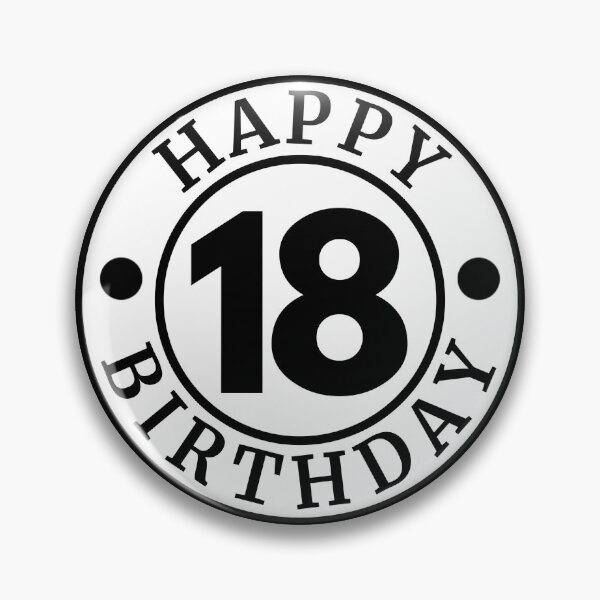 Item preview, Happy 18th Birthday | Celebrating 18 Years designed and sold by highflycrafts.