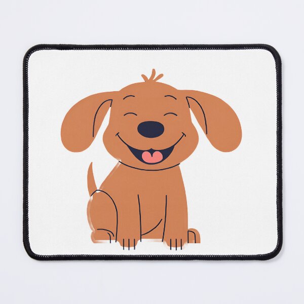 Item preview, smiling brown dog design designed and sold by Arulsanthosh.