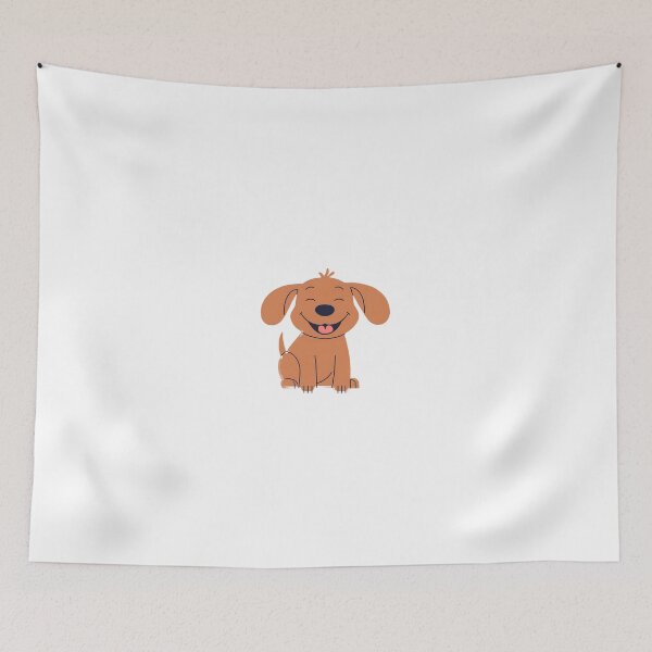 Item preview, smiling brown dog design designed and sold by Arulsanthosh.