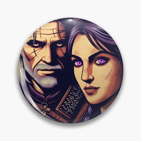 Artikelvorschau, Yennefer und Gerald schauen dich an entworfen und verkauft von Liscar95.