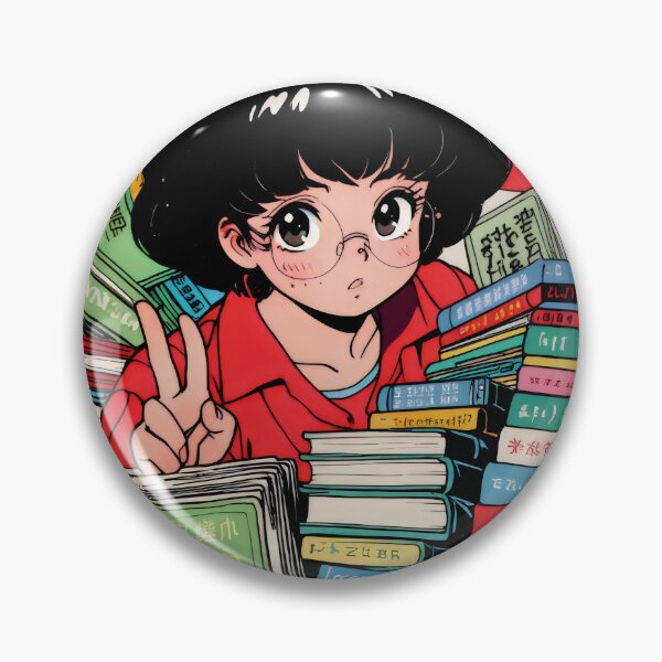 Item preview, Focused Study Amidst Red Books and Chinese Characters designed and sold by SplashTastic.