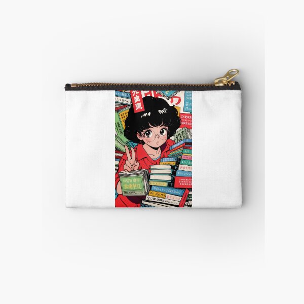 Item preview, Focused Study Amidst Red Books and Chinese Characters designed and sold by SplashTastic.