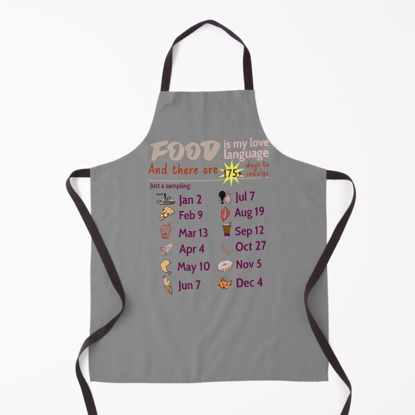 Item preview, Food Is My Love Language Funny designed and sold by HeavenlyHuesStudio.