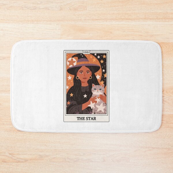 Item preview, Tarot Card - The Star - Witches and Cats designed and sold by Shopatmarlow.