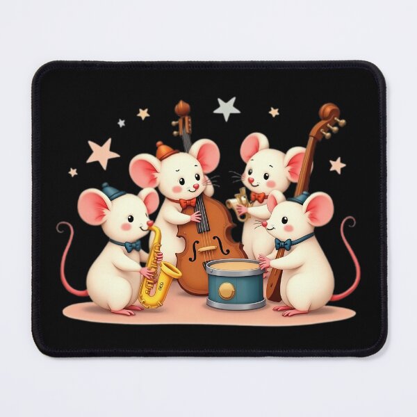 Item preview, White Mice Jazz Quartet – Enchanted Swing designed and sold by Artbellachi.