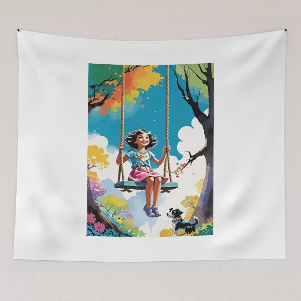 Item preview, A wooden swing that connects and creates happiness. designed and sold by Whose-sweat.