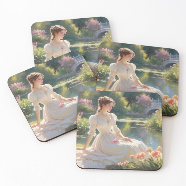Artikelvorschau, Impressionist Elegance Victorian Beauty at the Water’s Edge entworfen und verkauft von BlareBlare.