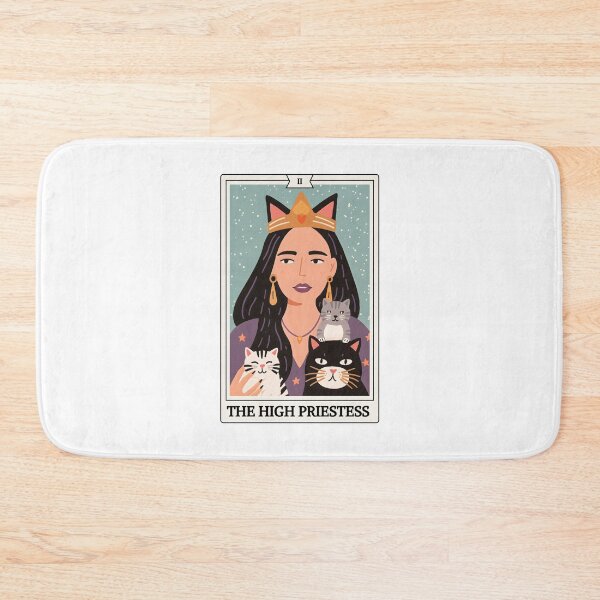 Item preview, Tarot Card - The High Priestess - Witches and Cats designed and sold by Shopatmarlow.