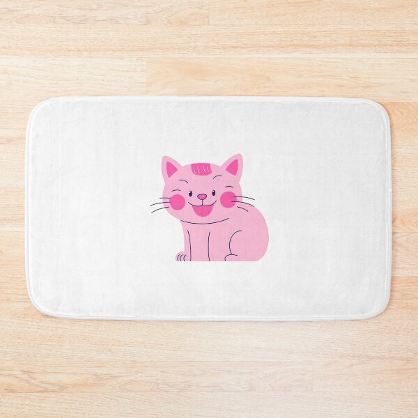 Item preview, smiling pink cat design designed and sold by Arulsanthosh.