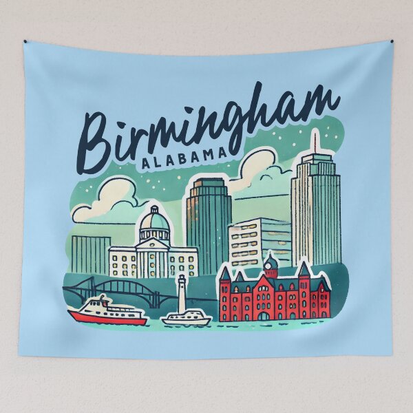 Item preview, Birmingham Alabama designed and sold by HowToCanadian.