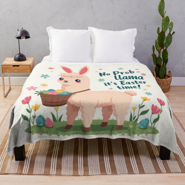 Item preview, Punny Easter Llama designed and sold by duke818.
