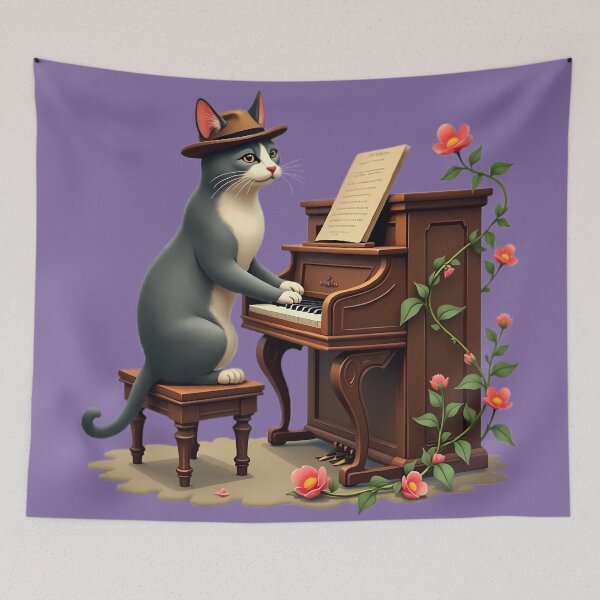 Item preview, Jazzy Cat – Feline Melody designed and sold by Artbellachi.