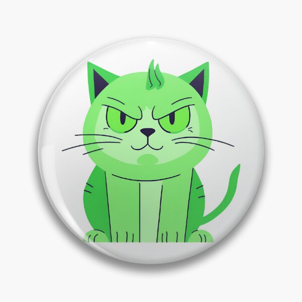 Item preview, angry green cat design  designed and sold by Arulsanthosh.