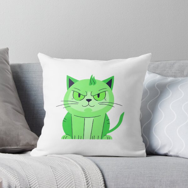 Item preview, angry green cat design  designed and sold by Arulsanthosh.