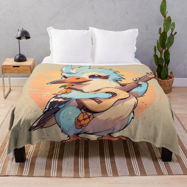 Item preview, Kookaburra and ukulele designed and sold by KiraChie.