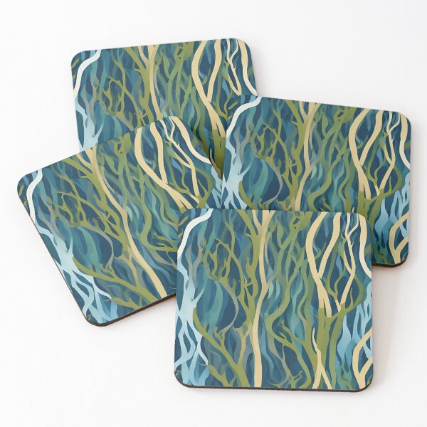 Item preview, Abstract Tidal Forest - Mangrove Roots and Flowing Water designed and sold by Traloch O'Laoi.