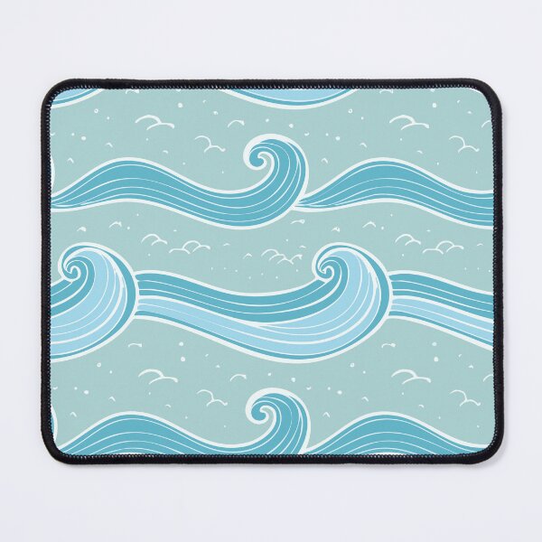 Item preview, Waves Ocean Pattern – Coastal Living Beach Design Modern Look designed and sold by Teemaniac.