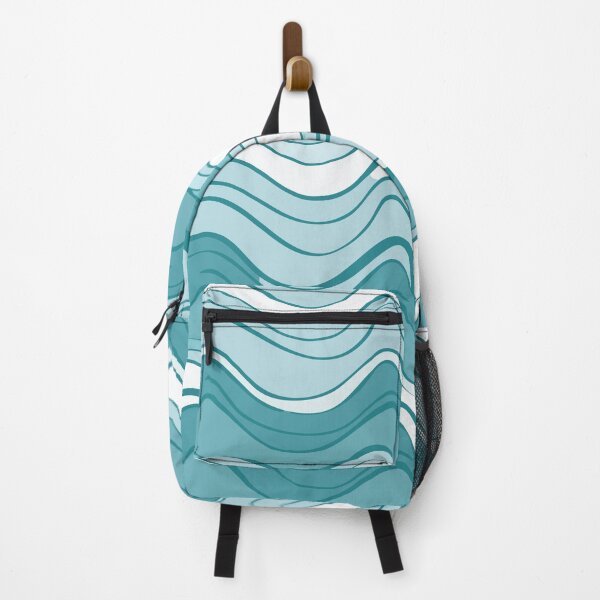 Item preview, Wavy Ocean Waves Tide – Coastal Living Beach Design with Marine Lif Coastal Living Decor designed and sold by Teemaniac.