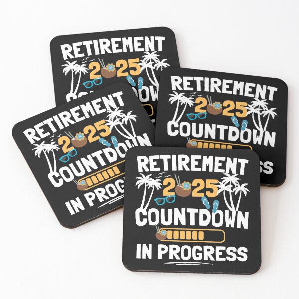 Item preview, Retirement 2025 Countdown In Progress Funny Beach Trip designed and sold by thebest-2studio.