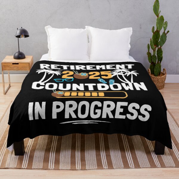 Item preview, Retirement 2025 Countdown In Progress Funny Beach Trip designed and sold by thebest-2studio.