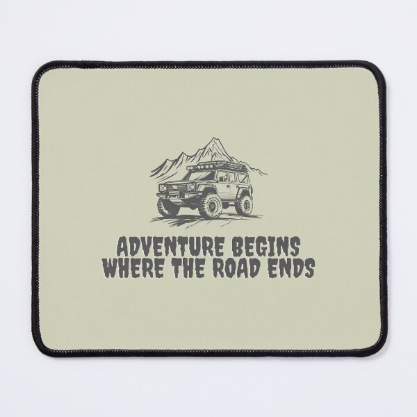 Item preview, Adventure begins where the road ends. New art design - Gift designed and sold by NewYorkColours.