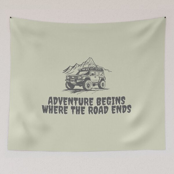 Item preview, Adventure begins where the road ends. New art design - Gift designed and sold by NewYorkColours.