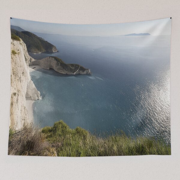 Item preview, Breathtaking Coastal Cliffs and Turquoise Waters – Scenic Aerial View designed and sold by ArtArchive-KK.
