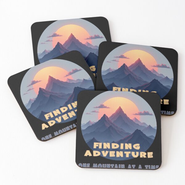 Item preview, finding adventure hiking t shirt designed and sold by Go Easy Apparel.