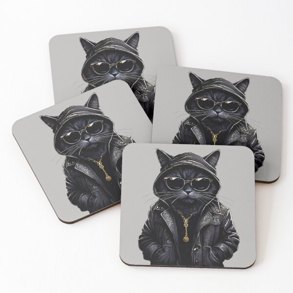 Item preview, Cool Hooded Cat designed and sold by Lisa Bittinger.