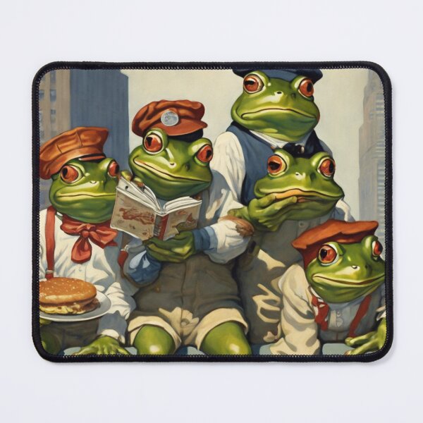 Item preview, Frogs atop a Skyscraper | Version 5 designed and sold by NickWhittleArt.