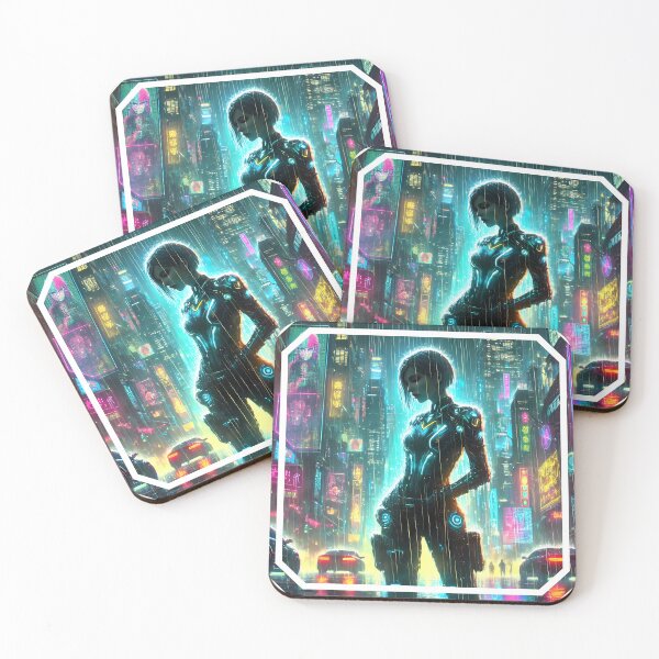 Item preview, Futuristic Cyberpunk Cityscape designed and sold by HattayaSra.